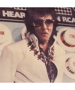 Elvis Presley Vintage Candid Photo Picture Elvis In White EP2 - $12.86