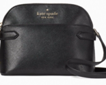 Kate Spade Staci Black Saffiano Dome Crossbody Bag WKR00645 NWT Purse $2... - £79.38 GBP