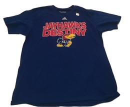 New Kansas Jayhawks &quot;Destiny&quot; adidas Men&#39;s Size Small T-Shirt - £14.94 GBP