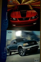 2003 Ford 2 Brochures Mustang &amp; F-150 Trucks - $19.79