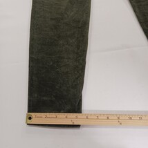 Talbots Corduroy Jegging Women's 14 (28×29) Green Mid Rise Stretch Pants VN5214 image 7