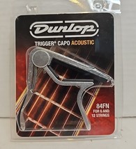 Dunlop 84FN Acoustic Guitar Trigger Capo, Nickel New Sealed - $14.45