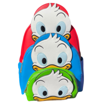 LOUNGEFLY DISNEY DUCKTALES HUEY DEWEY &amp; LOUIE Figural Cosplay Mini Backpack - $129.99