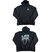 LAYZ To Keep Kids On Dubstep Hoodie Sweatshirt Adult XL Black Stash Pock... - $74.20