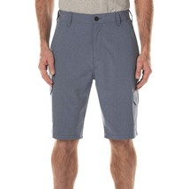 Iron Co Heather Navy 4 Way Stretch Performance Hybrid Cargo Short Mens S... - $19.65