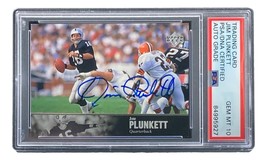 Jim Plunkett Signed 1997 Upper Deck #AL-155 Trading Card PSA/DNA Gem MT 10 - £75.33 GBP