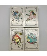 Norman Rockwell 4 Vintage Sealed Playing Card Decks Older Couple Friends - £14.81 GBP