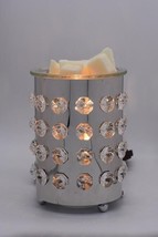 Electric Silver Metal Touch Aroma Lamp/Oil Warmer/Wax Burner/Nite Lamp - £23.51 GBP