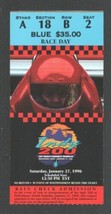 Walt Disney World Spdwy Indy Car Race IRL Ticket Stubs-Indy 200-race day 2/27... - £23.44 GBP