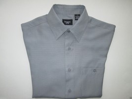 Haggar 333252 Pointed 1 Chest Pocket Style Men’ Sport Shirt Mercury S $45 - £15.56 GBP