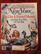 NEW YORK Magazines September 1 1980 True Tales Of NYC Bess Myerson Ugly George - £12.66 GBP