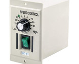 Ac 110V Knob Motor Speed Controller Dc 0-90V Variable Adjustable Speed New - $39.99
