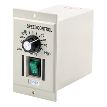 Ac 110V Knob Motor Speed Controller Dc 0-90V Variable Adjustable Speed New - £31.96 GBP