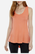 NWT Crown &amp; Ivy Intimates M Stretch Fabric Sleeveless  Tank Top Coral Msrp $40. - £10.15 GBP