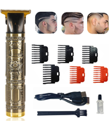 Hair Clippers for Men, Professional T Blade Trimmer Zero Grapped , Cordl... - £14.91 GBP