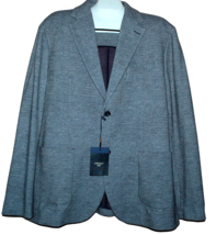 Circolo 1901  Men&#39;s Gray Warm Soft Cotton  Blazer Jacket Size US 48 EU 58 - £220.60 GBP