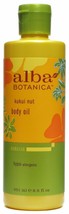 NEW Alba Botanica Hawaiian Body Oil Kukui Nut 8.5 Fl Oz - £11.88 GBP