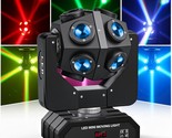 Dj Lights Dmx 512 With Sound Activated 120W Led Rgbw 360°Rotation Moving... - $220.98