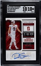 Dalton Schultz Rookie College Ticket Auto 2018 Panini Contenders #167 Texans RC* - £148.73 GBP