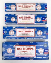 Satya Nag Champa Incense Sticks Masala Fragrance Agarbatti Box 40 100 250 1000G - £8.61 GBP+