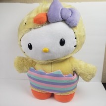 Hello Kitty Sanrio 20&quot; Stuffed Standing Porch Greeter Easter Egg Chick P... - £30.36 GBP