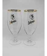 Bohemia Beer Signature Chalice Glass - Set of 2 - £19.53 GBP