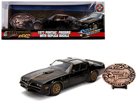 1977 Pontiac Firebird Trans Am Black w Replica Buckle Smokey the Bandit 1977 Mov - £39.44 GBP