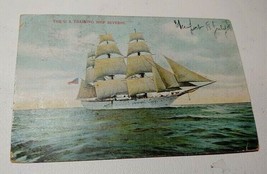 US Training Ship Severin US Navy c 1890 RPPC Postcard - £9.75 GBP