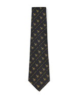 MASON TIE MENS Masonic FRATERNITY Freemason Silk Self Tie BLACK - $653.05 MXN