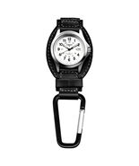 Dakota Leather Field Clip Watch, Leather Fob Strap, Lightweight Dress Watch - $59.95