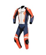 MOTOGP ALPINESTAR CUSTMZED MOTORBIKE SUIT MOTORBIKE RACEING COWHIDE LEAT... - €229,93 EUR