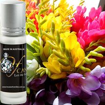 Freesia Premium Scented Roll On Perfume Fragrance Oil Hand Crafted Vegan - $13.00+