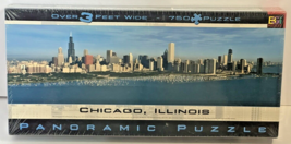 Vintage Panoramic Puzzle - Chicago, Illinois-750 Piece-Buffalo Games New... - $21.95