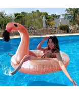 Pool Floats Adults Inflatable Pool Toys Flamingo Pool Float For Floating... - £23.16 GBP
