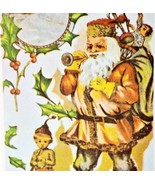 Santa Christmas Greeting Postcard Hong Kong Print Vintage Toy Bag PCBG6B - $19.99