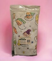 Vintage Snow White Seven Dwarfs Cloth Tablecloth By Beach  - $44.35 CAD