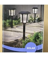 Hampton Bay Callaway Black LED Outdoor Solar Path Light (4-Pack) - €4,97 EUR