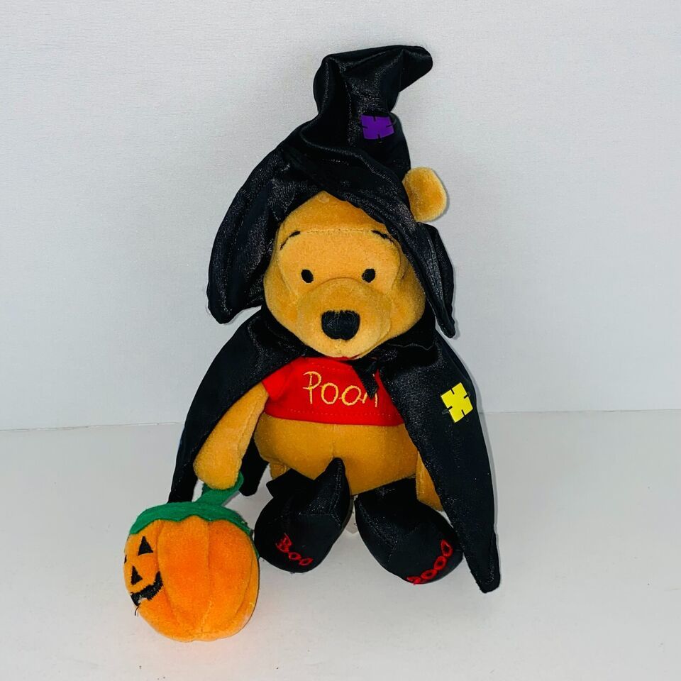 Primary image for The Walt Disney Company Vtg Witch Winnie The Pooh Character Beanie Plush Kids