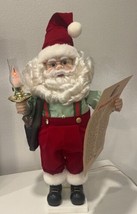 Vintage Telco Motionettes Of Christmas Santa Claus 1993 Animated Figure 24&quot; Euc - $135.53