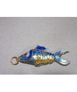 Vintage Cloisonne Enamel Fish Koi Articulated 2&quot; - €11,69 EUR