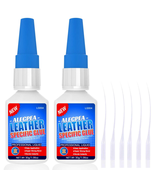 2 Pack 30G Leather Glue - Strong Bond for Repair &amp; DIY, Permanent Clear ... - £12.09 GBP