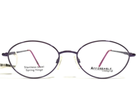 Affordable Designs Eyeglasses Frames AGNES LILAC Purple Round Wire Rim 52-18-135 - £29.23 GBP
