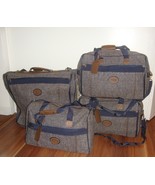 Lot of 4 Vintage Hampshire Garment Travel Bag Carry On Bag, Weekender Lu... - £78.62 GBP