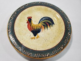Rooster Cafe 8.5 Inch Display Salad Plate Multicolor CHIP ON BACK - £2.74 GBP