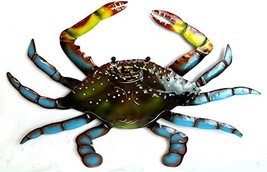 Beautiful Unique Sea Oc EAN Crab Metal Tropical Island Wall Art - £15.57 GBP