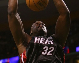 Shaquille O&#39;neal 8X10 Photo Miami Heat Basketball Nba Shaq Close Up - £3.90 GBP