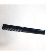 Ace All Purpose hair comb black 7&quot; styling plastic men women travel Vintage - $15.00