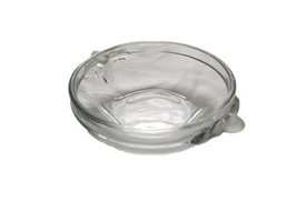 Vintage Clear Glass Bowl Round Serving Decorative - £24.21 GBP