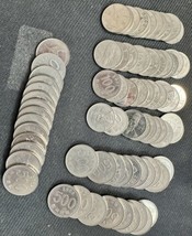 Lot of  74 South Korean Coins 500 &amp; 100 Won 41-100won 33-500won - £51.97 GBP