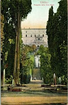 Vintage Postcard - Tivoli - Prospetto Della Villa D&#39;Este - Italy - $2.92